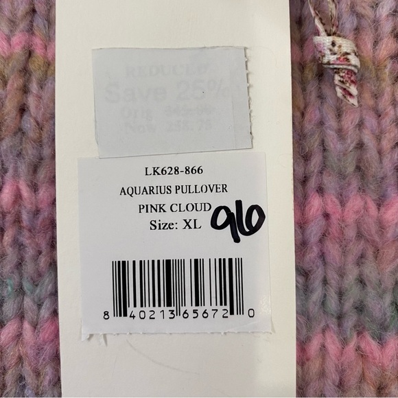 Love Shack Fancy Aquarius Pullover Puffed Sleeve Sweater - Picture 5 of 9